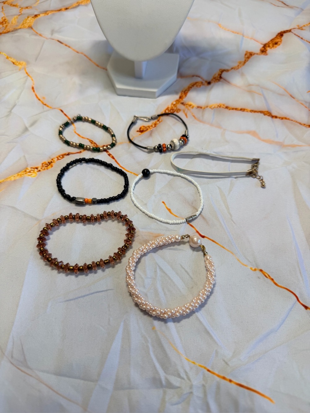 Lot of 6 vintage bracelets